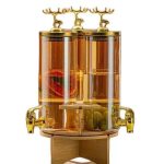 Rotating Glass Dispenser jar