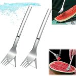 Watermelon cutting fork