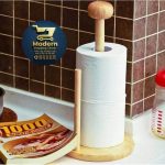 Wood Paper Towel Holder