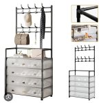 Multifunctional Shoe and Hat Rack