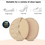 Honey comb fabric forefoot pads