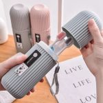 portable tooth brush holder ተንቀሳቃሽ የጥርስ ቡሩሽ ማስቀመጫ