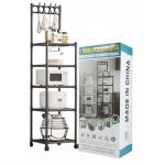 storage rack with hooks